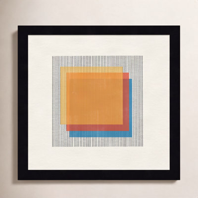 Midcentury Modern Squares No 1 Print