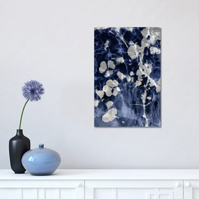 Indigo Leaves IV by Danielle Carson - Wrapped Canvas Painting