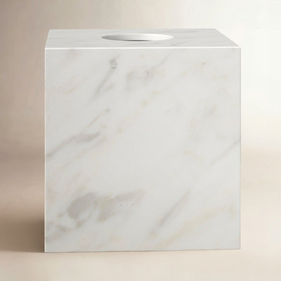 Nyla Marble Tissue Box Cover