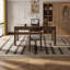 Bureau simple en bois de frêne massif-1943527076