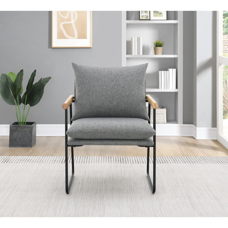 Kasandra 24,25 po de large, Polyester gris anthracite