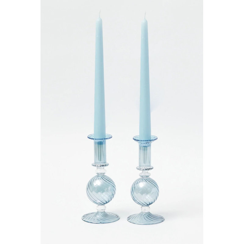 Ensemble de bougies, Bleu, 2