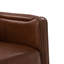 Fauteuil club pivotant en cuir Tessler-729486177