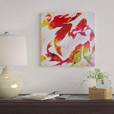 «Koi Pond», reproduction sur toile