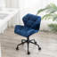 Chaise de bureau pivotante et capitonnée-805871688