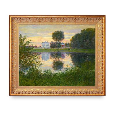 The Ball-Shaped Tree, Argenteuil by Claude Monet The World Classic Art Reproductions, Giclee Canvas Prints Wall Art for Home Decor,1.5 inches