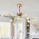 Sairy 42'' Ceiling Fan with 12-light Sputnik Chandelier 6 Speeds and Reverse