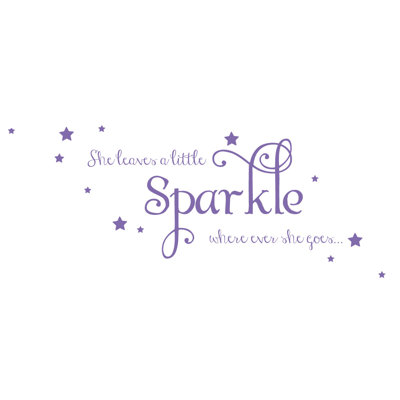 Décalcomanie murale sparkle