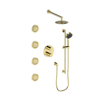 Complete Shower System with Rough-in Valve