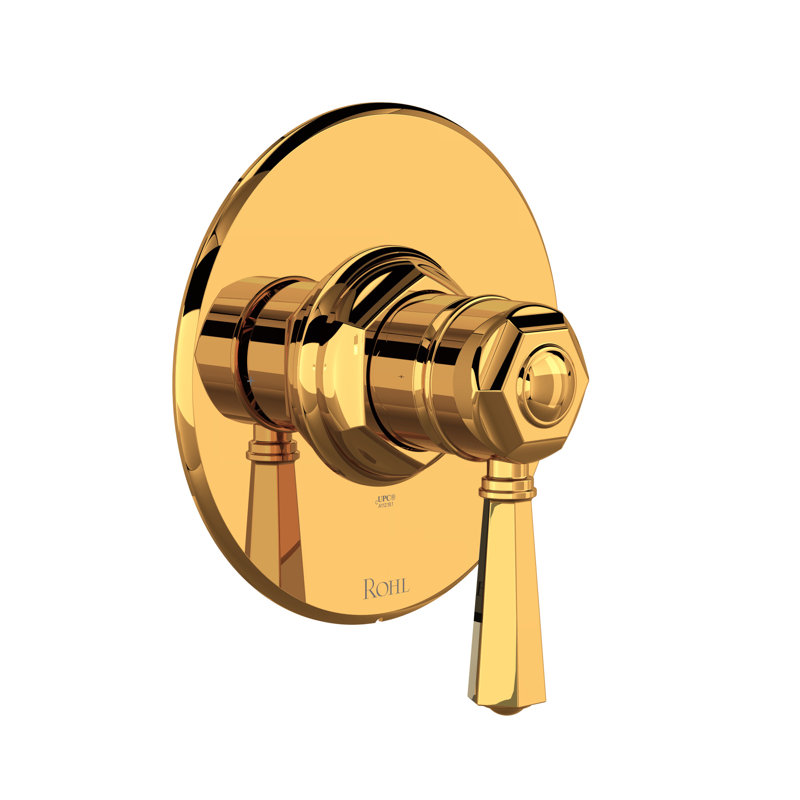 1/2" Pressure Balance Trim, Italian Brass