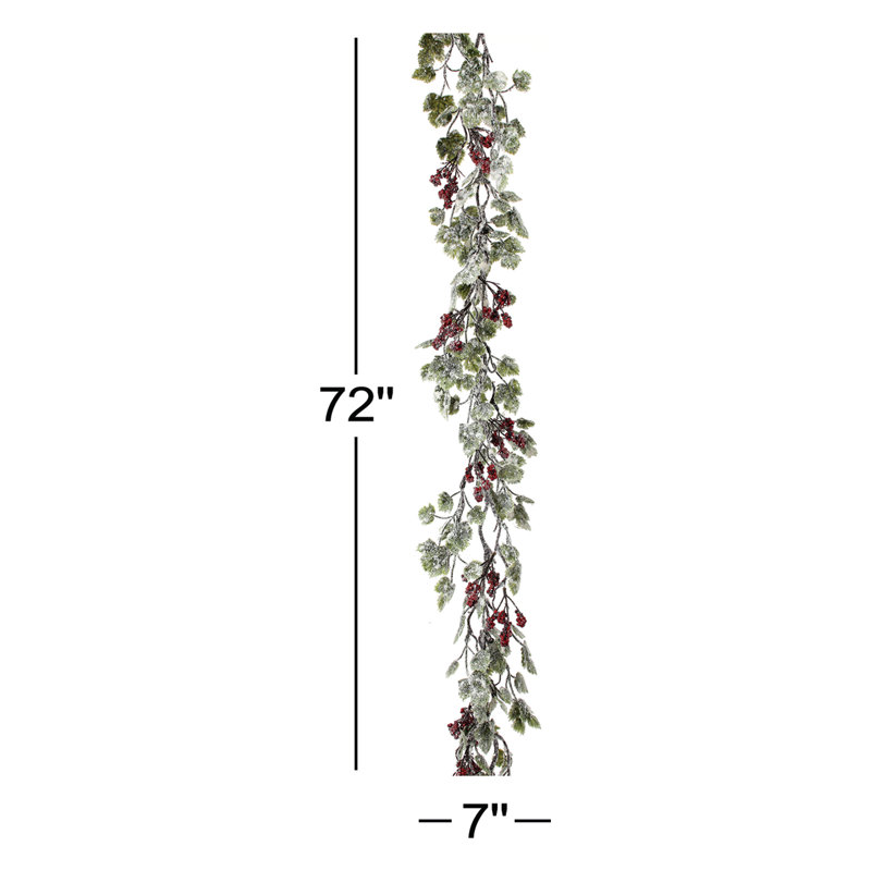 Mini Grape Leaf and Berries Garland