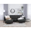 Finnegan 4 Seater Faux Leather Sofa Bed