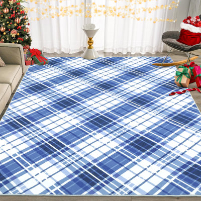Striped Machine Washable Rugs Geometric Modern Non-Slip Rug for Living Room Bedroom Nursery Dining Table Bedside Decor