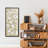 Gold Metal Abstract Wall Decor with Black Framed