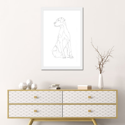 «Dog Contour II» par Ethan Harper - reproduction d'art