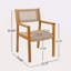 CHAISE DE SALLE À TIRER TRESSÉE (ENSEMBLE DE 2)-118100614-118100615