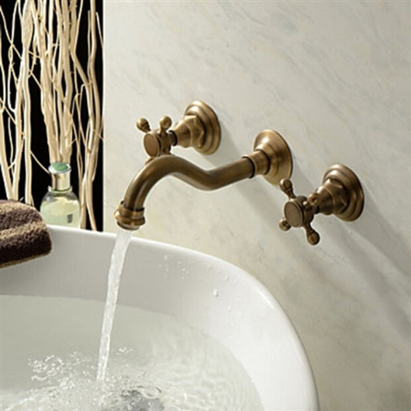 Robinet mural en laiton antique BathSelect Venice Classico