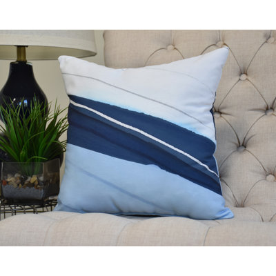 Nantucket Abstract Reversible Throw Pillow