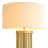 Condo 74.02'' Antique Brass/Black Traditional Floor Lamp