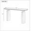Console chic, élégante et luxueuse en placage d'acacia, convenant au vestibule, au couloir, au salon, au vestibule, au couloir