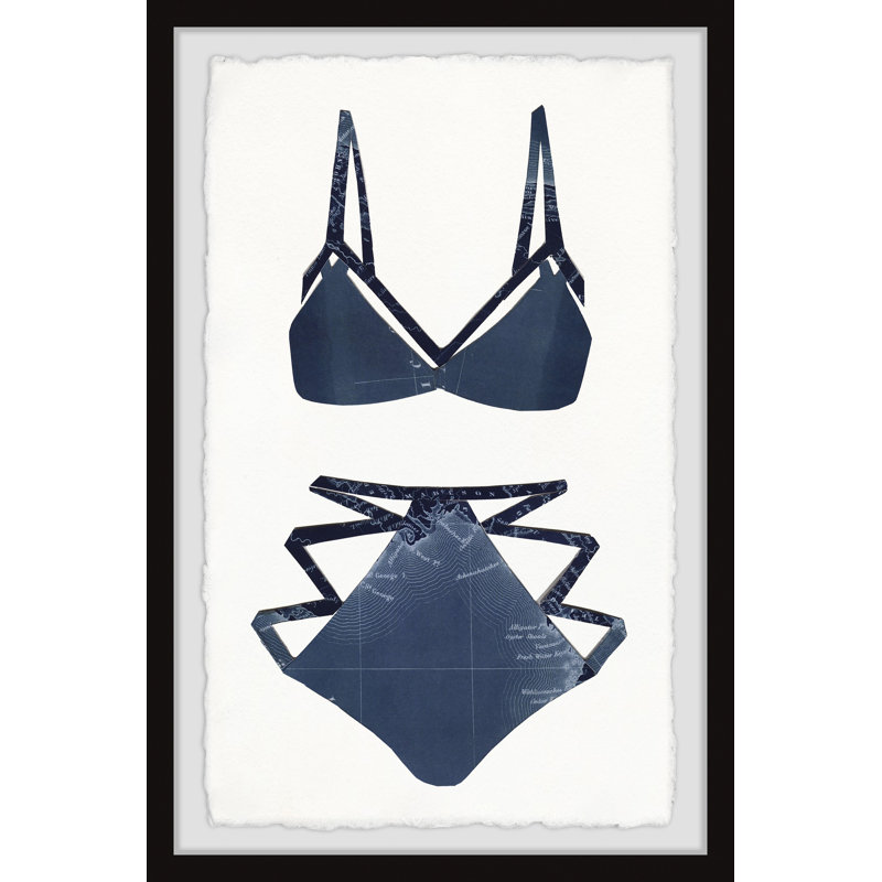 Tangled Bikini - Single Picture Frame Print, 30cm H x 20cm W x 4 m D