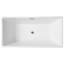 Baignoire de trempage autoportante 59 po x 30 po Chloe-87759098