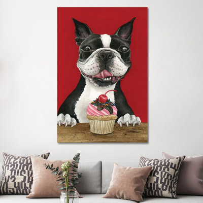 Boston Cupcake by Tracy Lizotte - Wrapped Canvas Print