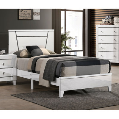 Kalayna Solid Wood Platform Bed