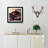 Japanese Mountains Precisionism - Single Picture Frame Print on Wood-302186778