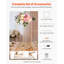 Wedding Flower Stand, 15.75-inch Column Flower Stand, Floral Stands with Acrylic Laminate, Rectangular Floral Display Rack for Wedding, Party, Birthday, Home, French Gold Stands-135243070