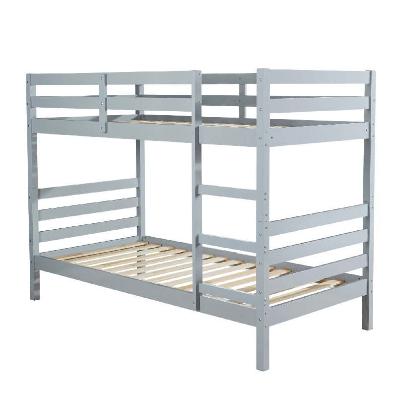 Lansford Single (3') Splitable Bunk Bed, Grey