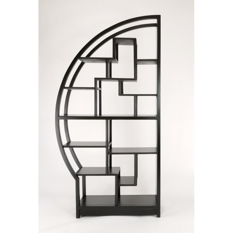 Russel Geometric Bookcase, Black