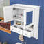 Armoire de rangement moderne pour salle de bain - Organisateur peu encombrant avec tiroirs dissimulés-314402362
