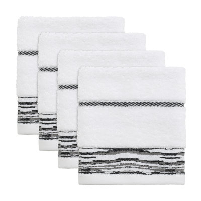 Nicole Miller Sydney 100% Cotton Jacquard Washcloth