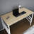 Ricka Modern Writing Desk With Metal Legs-1060175002