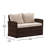 Accomac 4 Piece Patio Set with Back Pillows and Seat Cushions-1464089894-1464089893