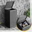 Poubelle à grain de bois imperméable 23 gallons pour l'extérieur facile à nettoyer et à installer-110601445