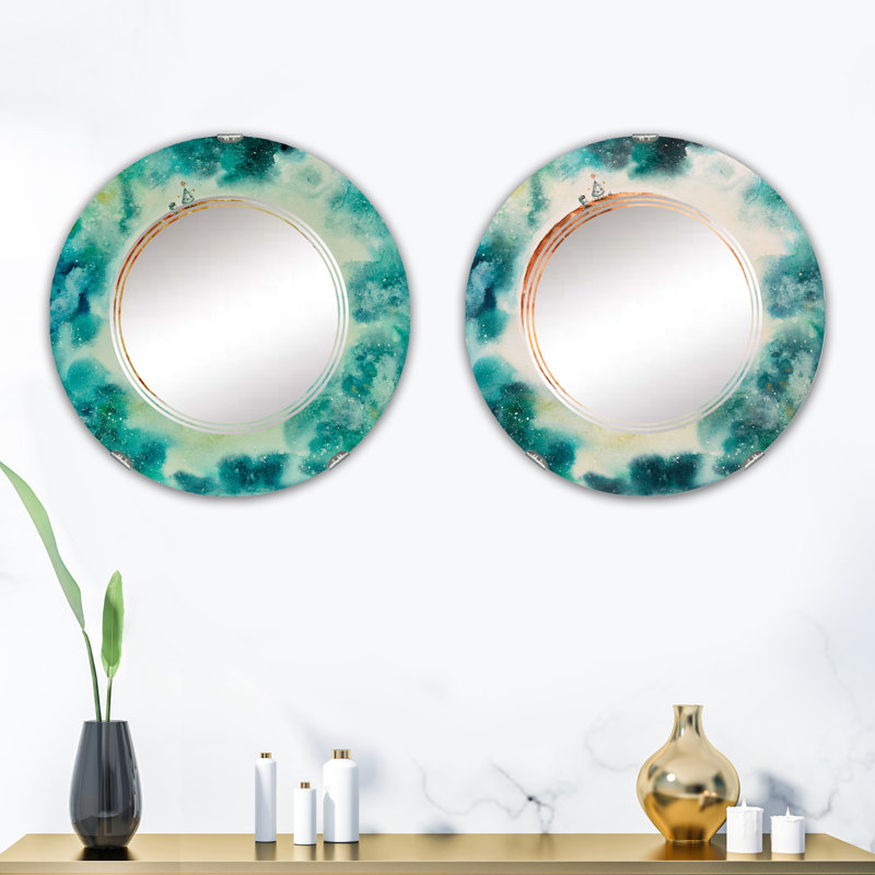 Ensemble de 2 miroirs sans cadre