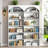70.87'' X 46.8'' Double 7-Tier Standard Bookcase Open Display Shelf-1376131136