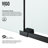 Elan 52-56" W x 74" H Sliding Frameless Shower Door with 3/8" Clear Glass-98714377