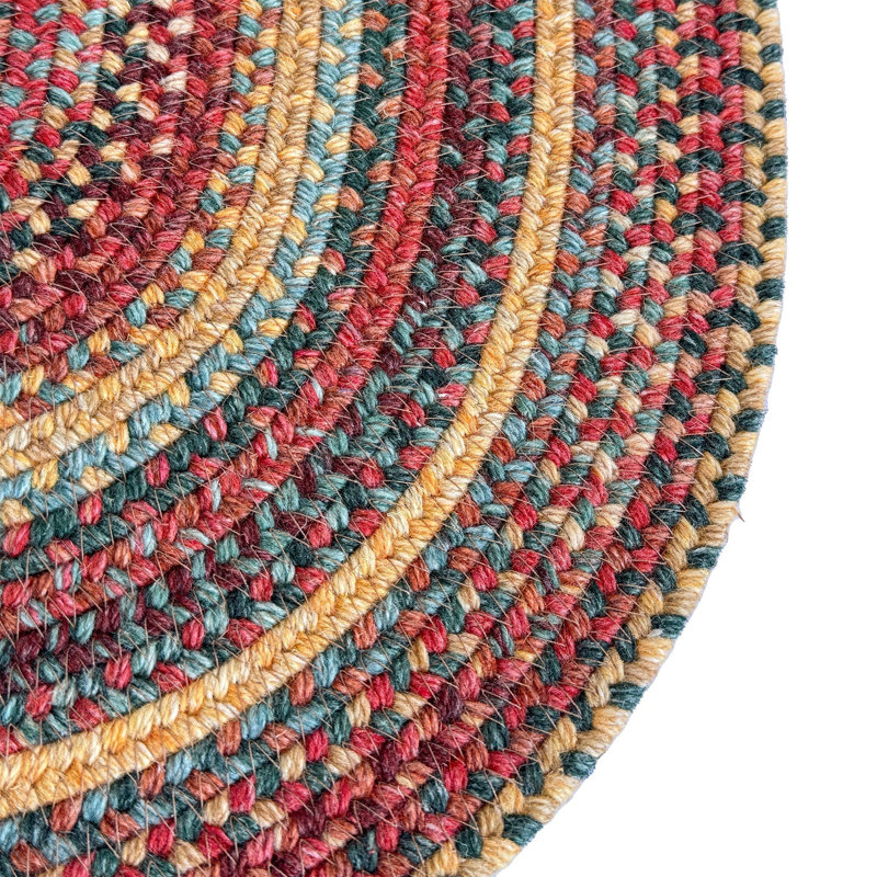 Blue Ridge_Multi Red_0298VS, Oval 8' x 11'