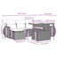 Ensemble de canapé de jardin Vidaxl-114237134