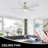 Jelisavka 52'' Ceiling Fan with LED Lights