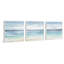 «Beach On II» par Marmont Hill - ensemble de 3 reproductions sur toile flottantes-61106020