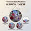 Panneau de vitrail 12 po H 12 po-659232159-659232158
