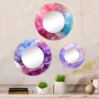 Ellexis Metal Round Mirror