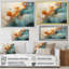 Teal Orange Bold Energy V - Dams, art mural-1085154683-1123663776-1123663777