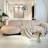 Cream Style Curved Sofa