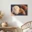 «Layered Cream and Orange Rock Formations», art mural sur toile sable foncé-133553953