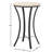 Saxony Travertine Side Table